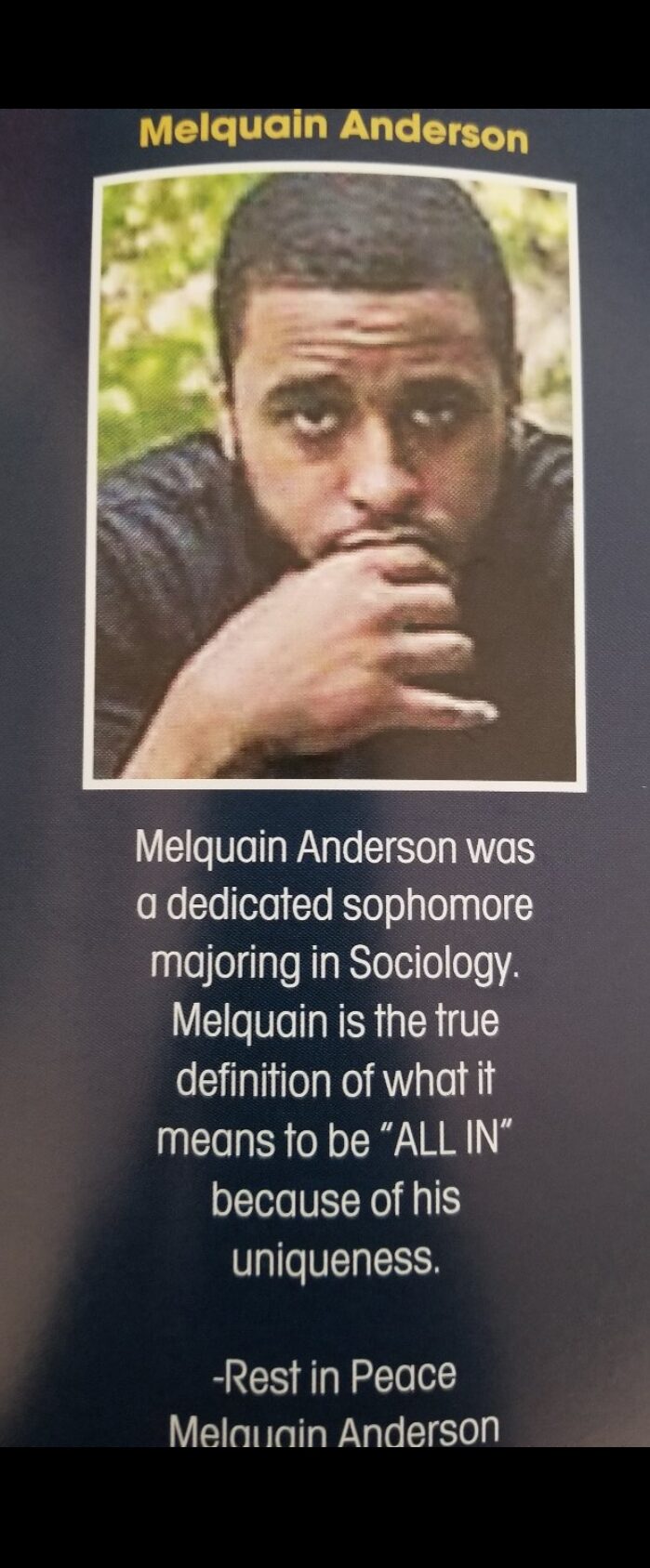 Michelle Barnes-Anderson (Mommy) and Melquain